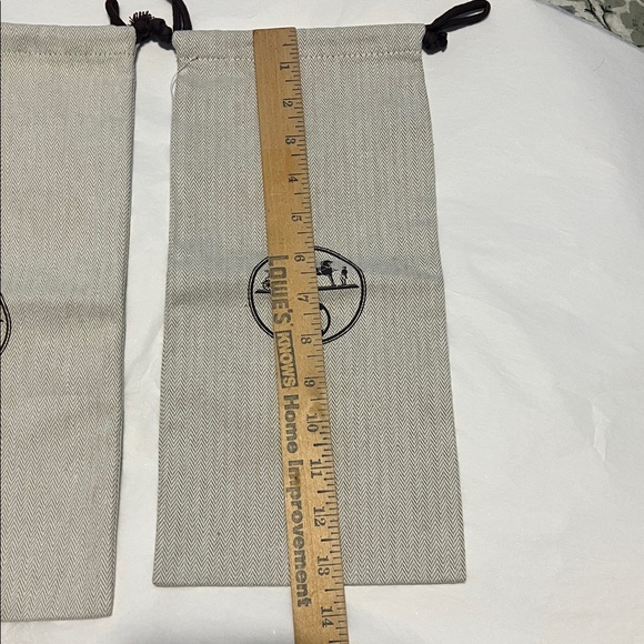 Hermès Beige Drawstring Dust Bags bundle of 2 - Picture 5 of 6